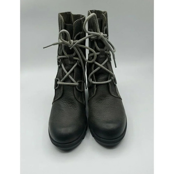 Sorel Joan of Arctic Wedge ii Waterproof Bootie #NL3491-052 in Quarry Size 7 - Picture 2 of 9
